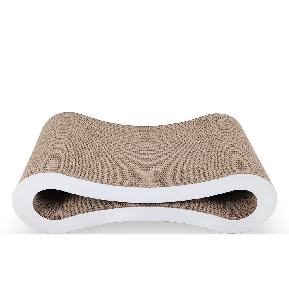Cat Scratcher Lounge Infinity - White Small