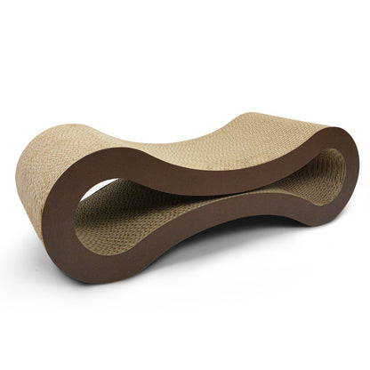 Cat Scratcher Lounge Infinity - Brown Large