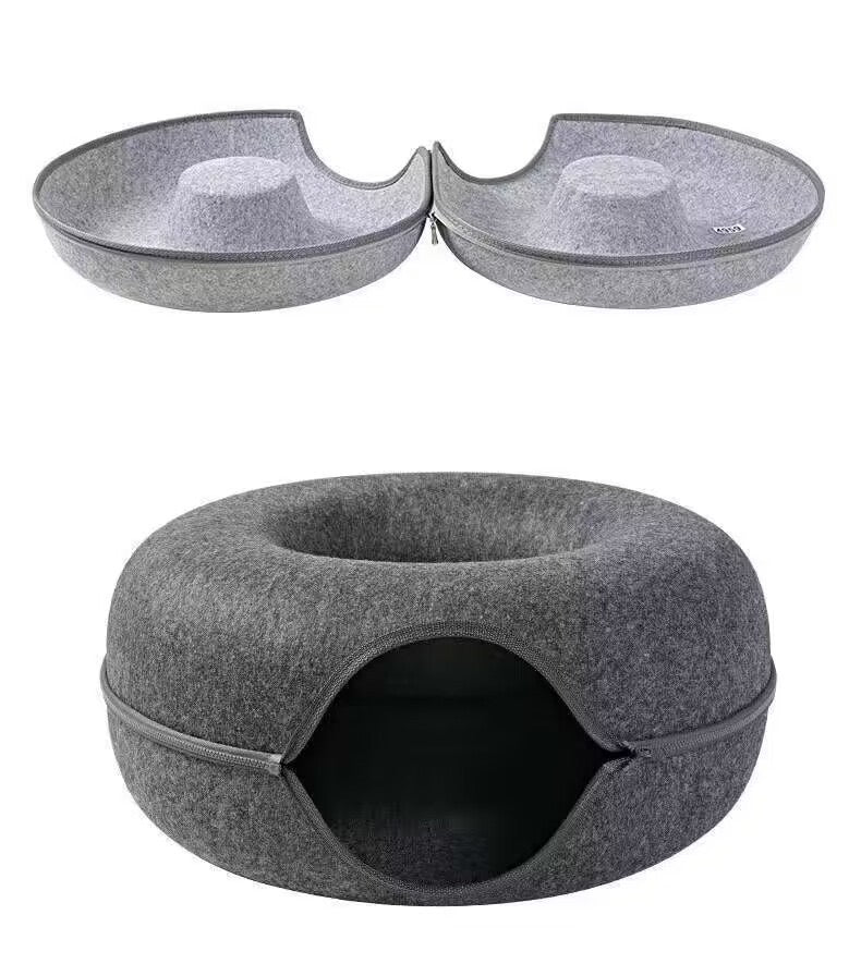 The Donut Cat Bed Tunnel